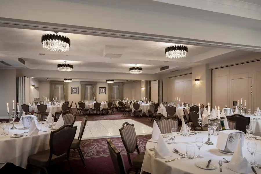 York Suite set for a dinner dance